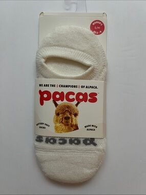 Pacas Cream Low-Profile Dog Socks — Soft No-Show Pet Socks